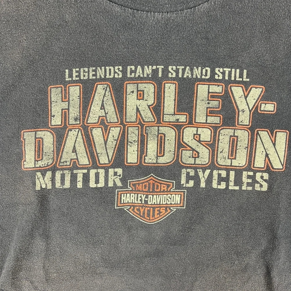 Harley Davidson Motorcycle T Shirt Fits Large‎ Faded 2008 Traverse City Michigan